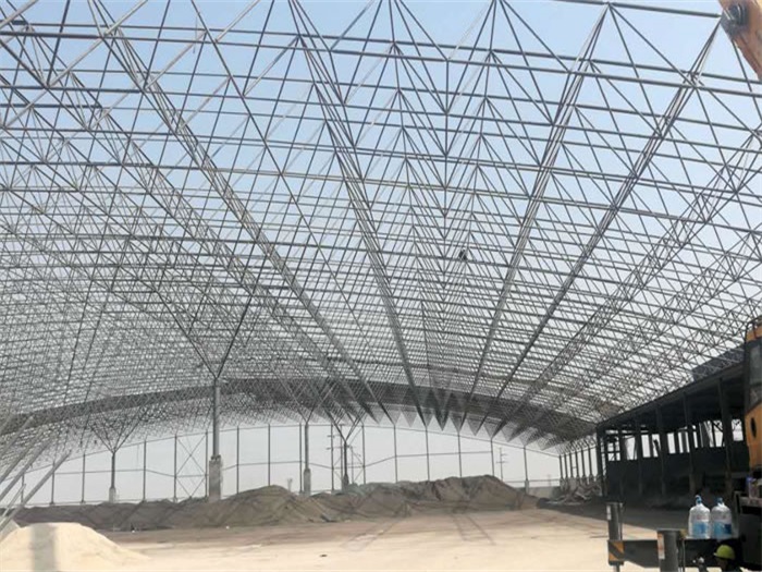 南康钢厂料仓网架工程